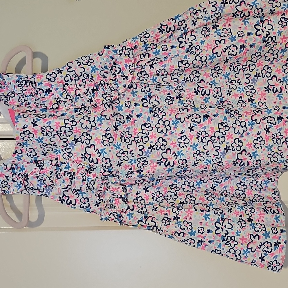Lilly Pulitzer 3 3t Floral Bright Pink Amia Dress
